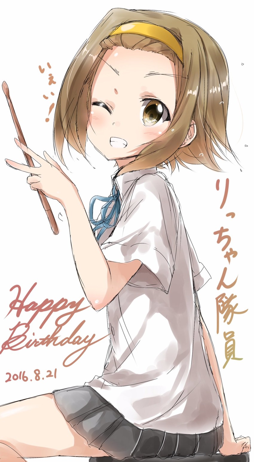 tainaka ritsu (k-on!) drawn by pentagon_(railgun_ky1206)