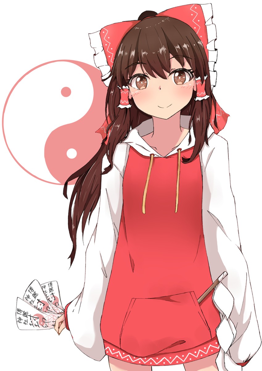 hakurei reimu (touhou) drawn by mizune_(winter)
