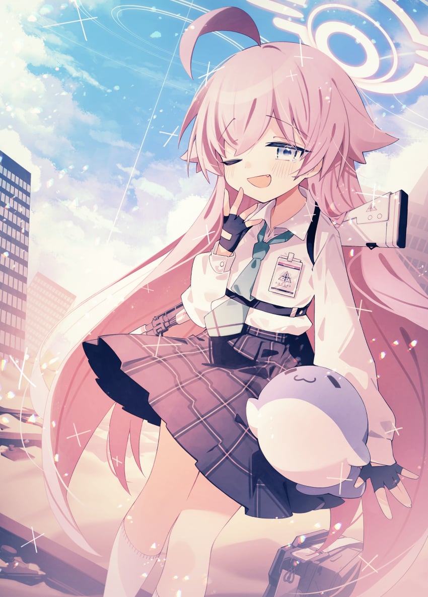 hoshino (blue archive) drawn by kasuga_haruhi