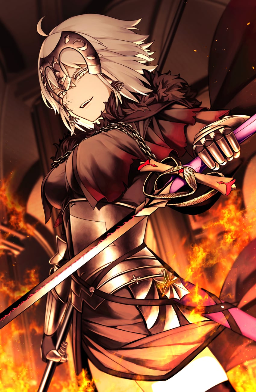 jeanne d'arc alter (fate and 1 more) drawn by sumi_(gfgf_045)