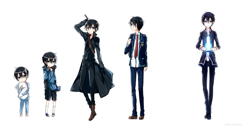 kirito (sword art online) drawn by jianmo_sl