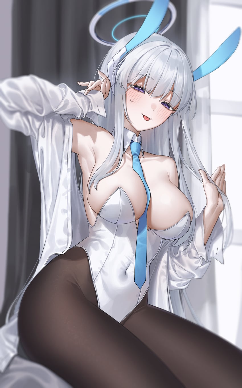 noa (blue archive) drawn by raki_kr