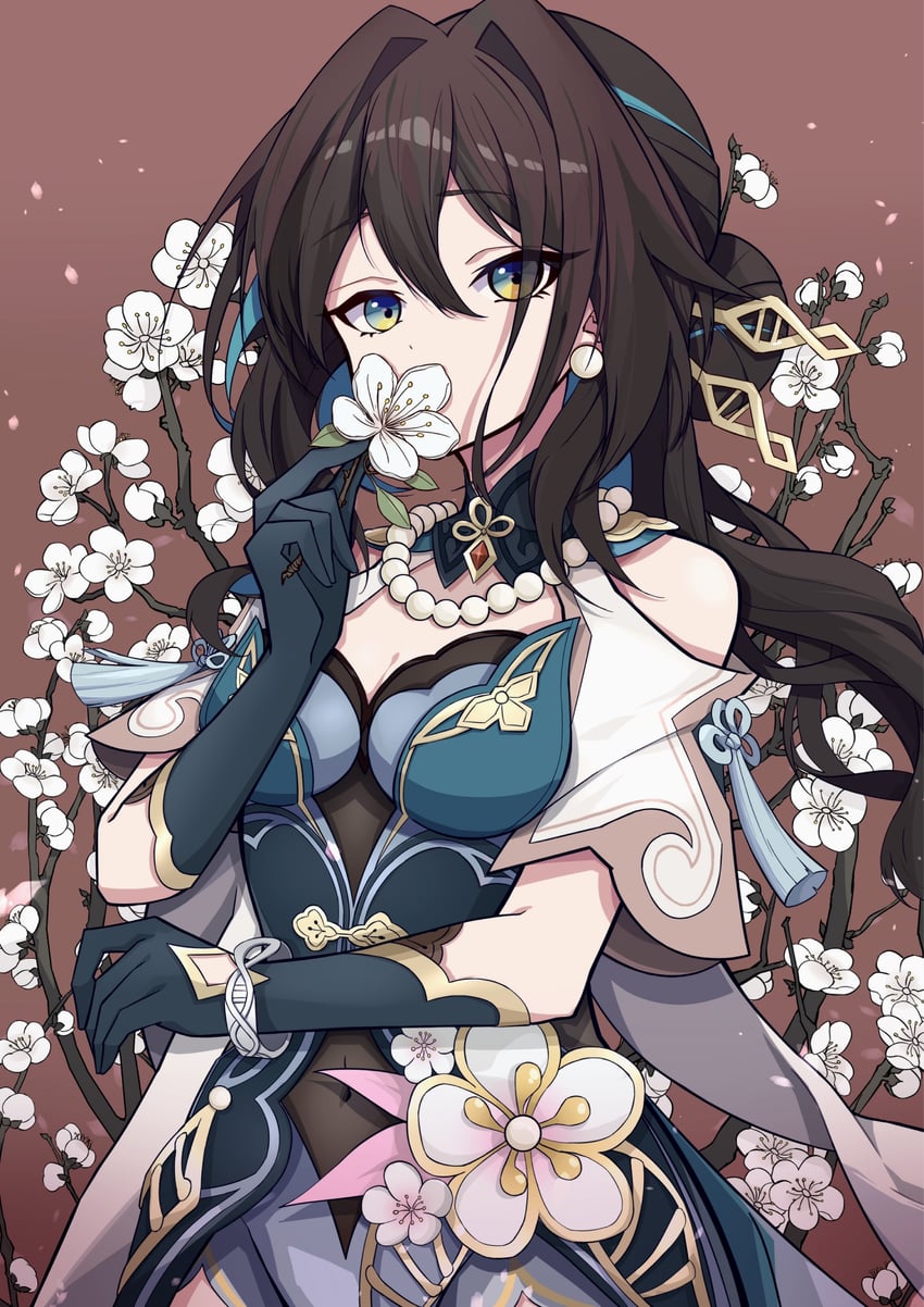 ruan mei (honkai and 1 more) drawn by mutsu_aya