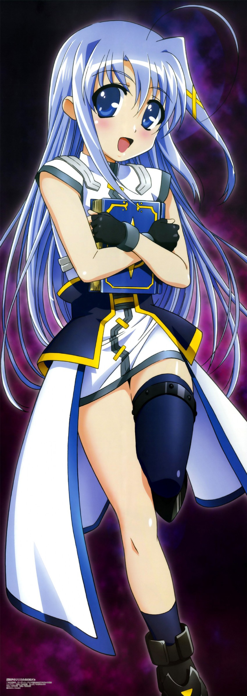 reinforce zwei and book of the azure sky (lyrical nanoha and 3 more) drawn by okuda_yasuhiro