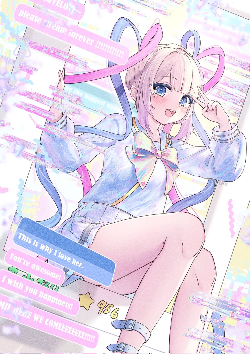 chouzetsusaikawa tenshi-chan (needy girl overdose) drawn by tsuki_1309