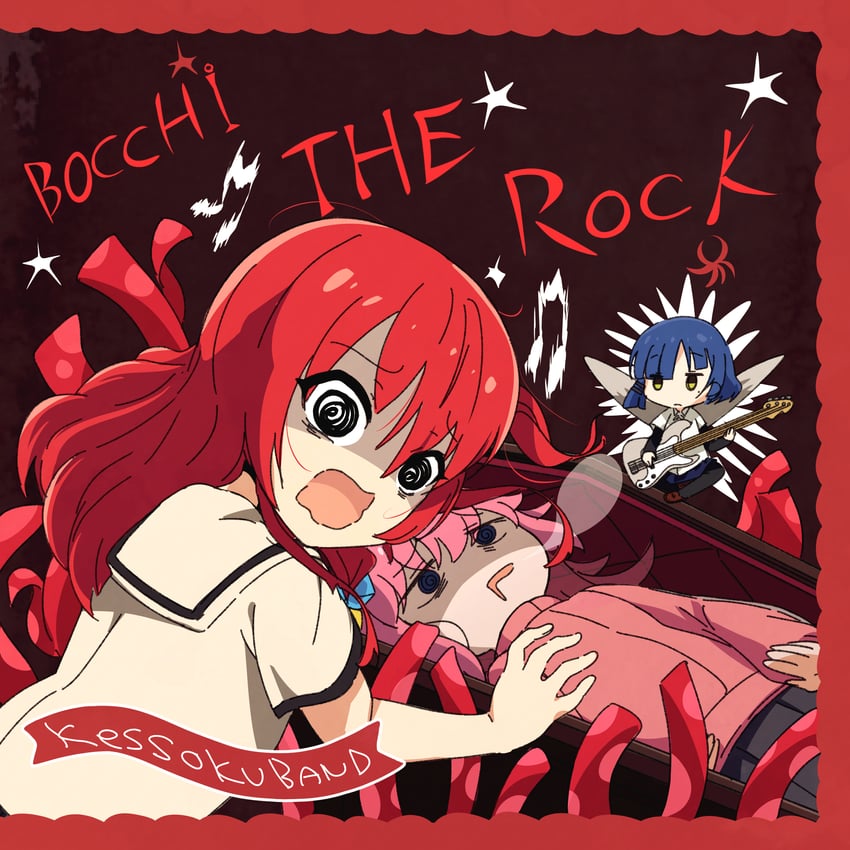 gotoh hitori, kita ikuyo, and yamada ryo (bocchi the rock! and 1 more) drawn by goumonsha