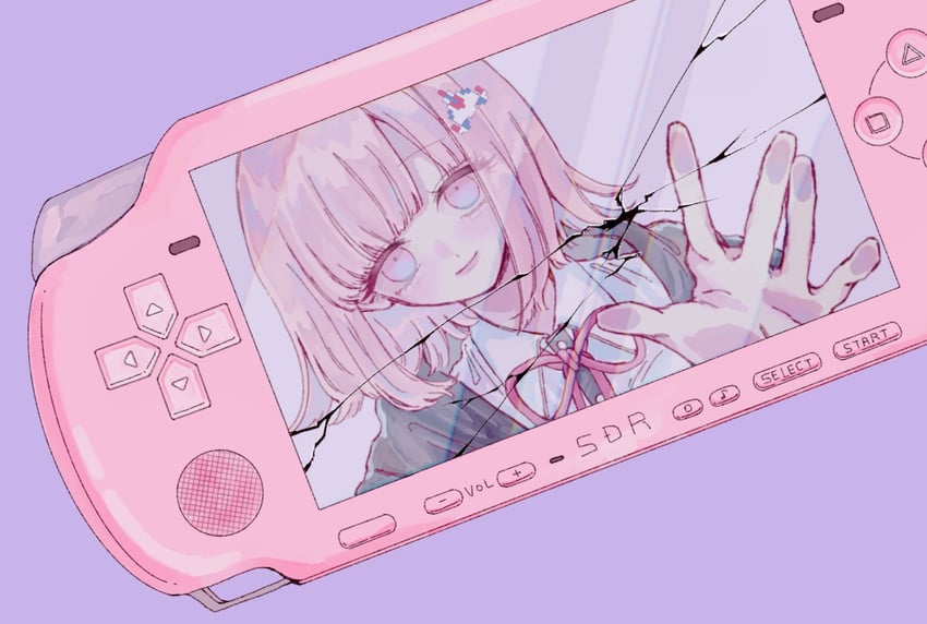 nanami chiaki (danganronpa and 2 more) drawn by c_(srhtguy)