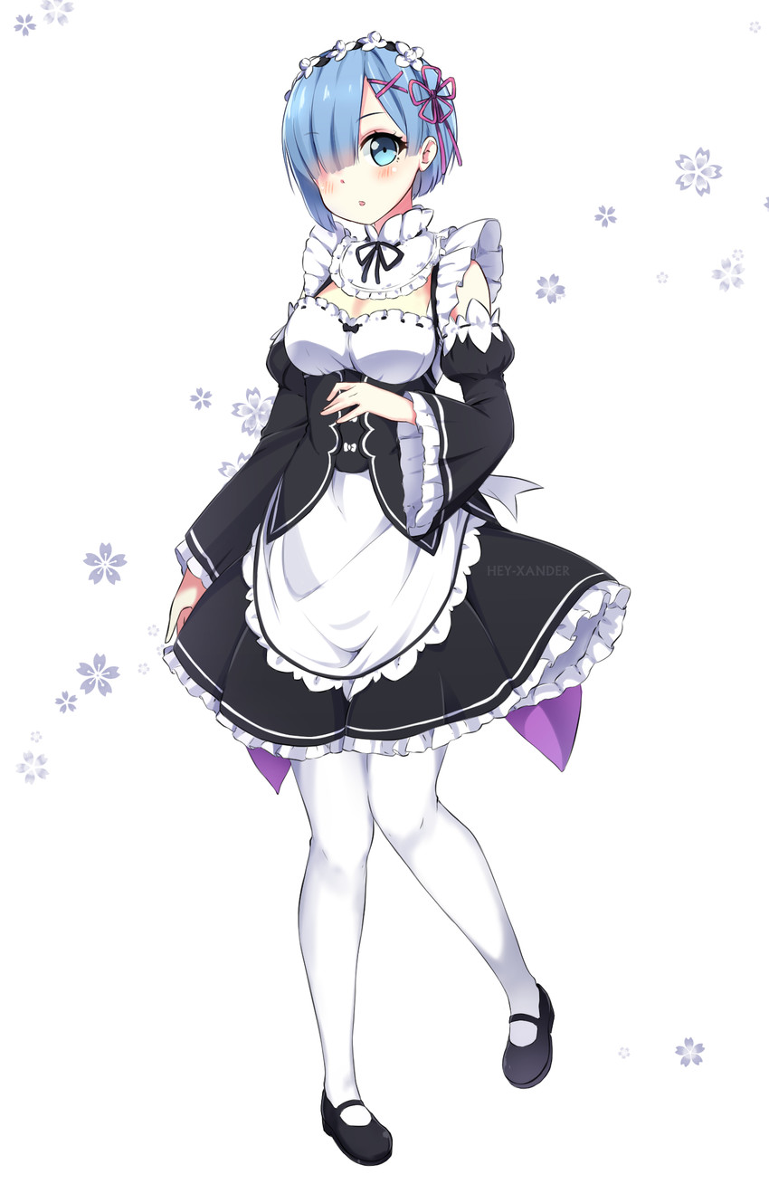 rem (re:zero kara hajimeru isekai seikatsu) drawn by kaxukin