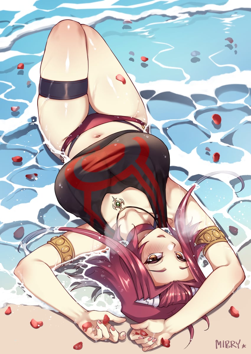 izayoi aki (yu-gi-oh! and 1 more) drawn by mibry_(phrysm)
