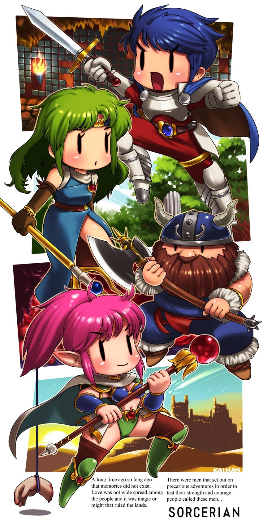 sorcerian drawn by kainan