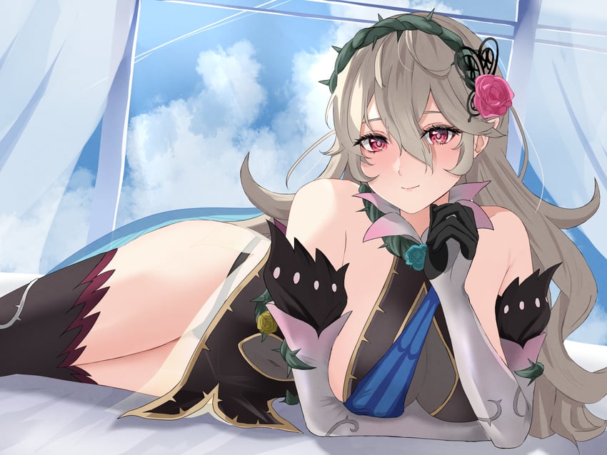 female corrin (fire emblem and 2 more) drawn by peli_cantaro