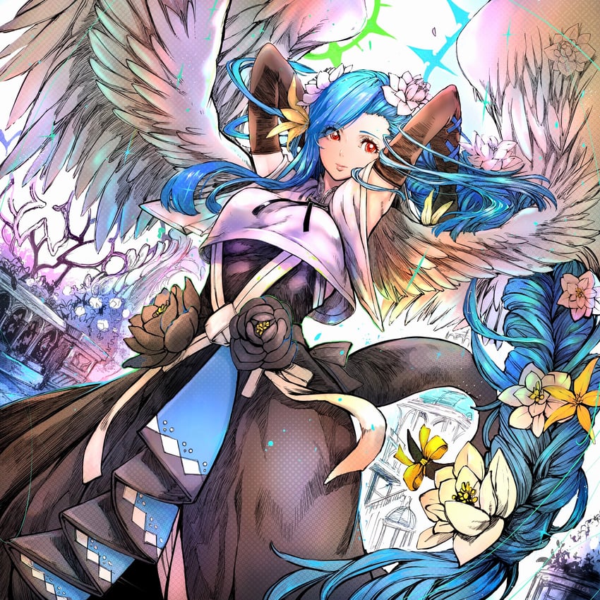 dizzy and queen dizzy (guilty gear and 1 more) drawn by illustica_phantom
