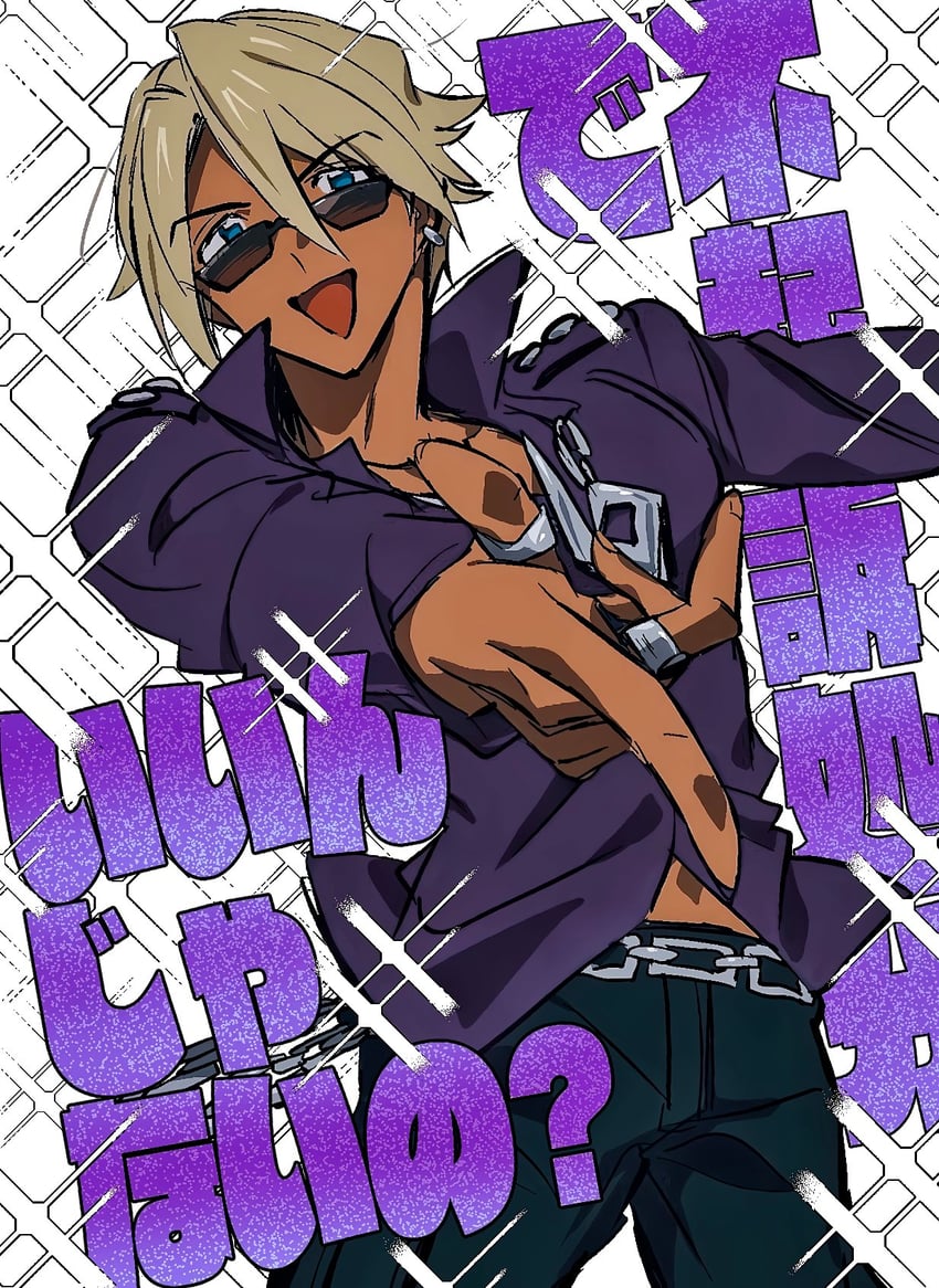klavier gavin (ace attorney and 1 more) drawn by grgrton