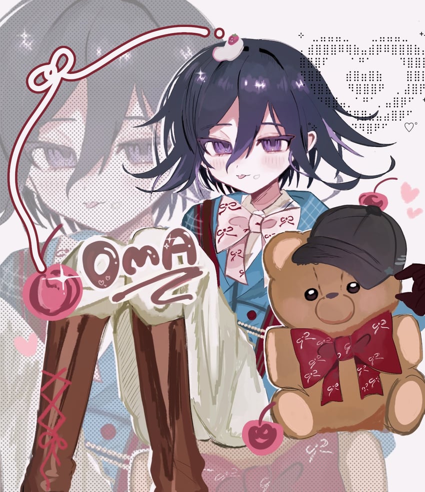 oma kokichi (danganronpa and 1 more) drawn by mijinko-teido