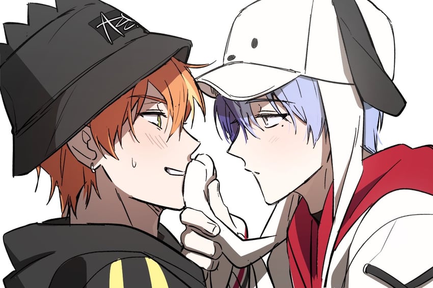shinonome akito, aoyagi touya, and pochacco (project sekai and 1 more) drawn by samgak