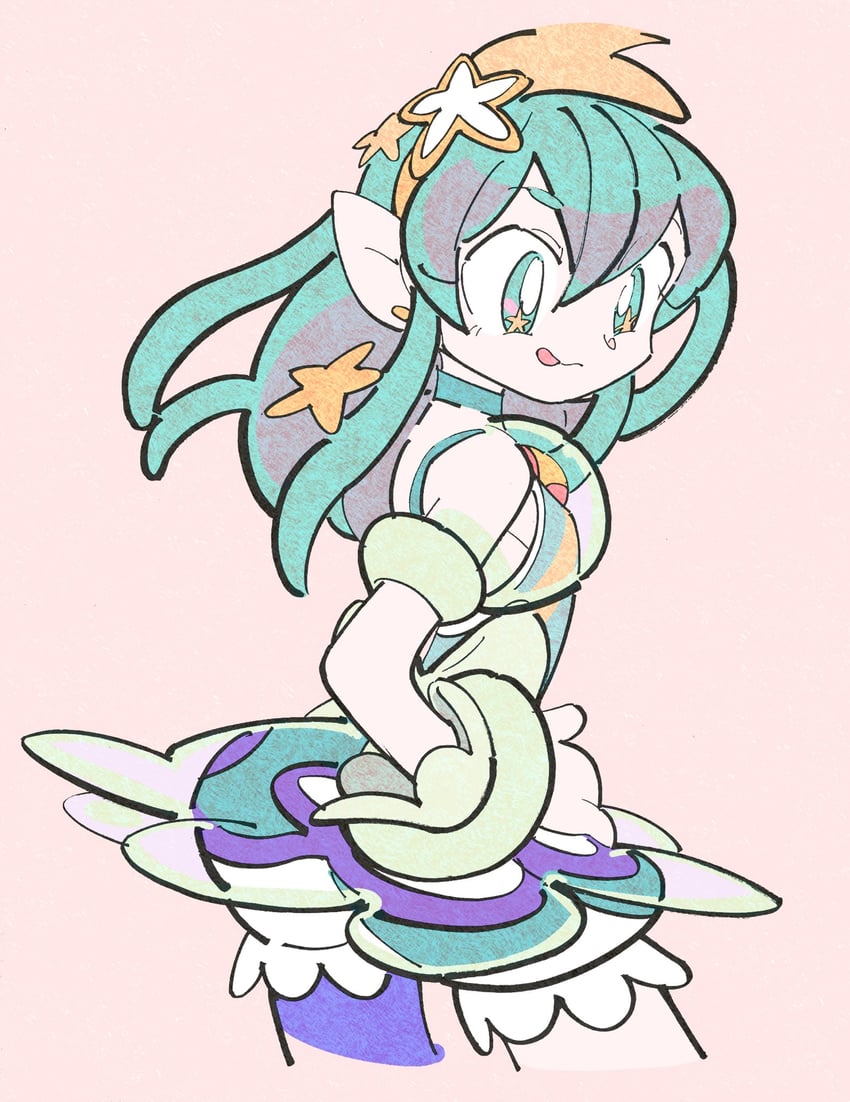 hagoromo lala and cure milky (precure and 1 more) drawn by sono_(samusu_gi)