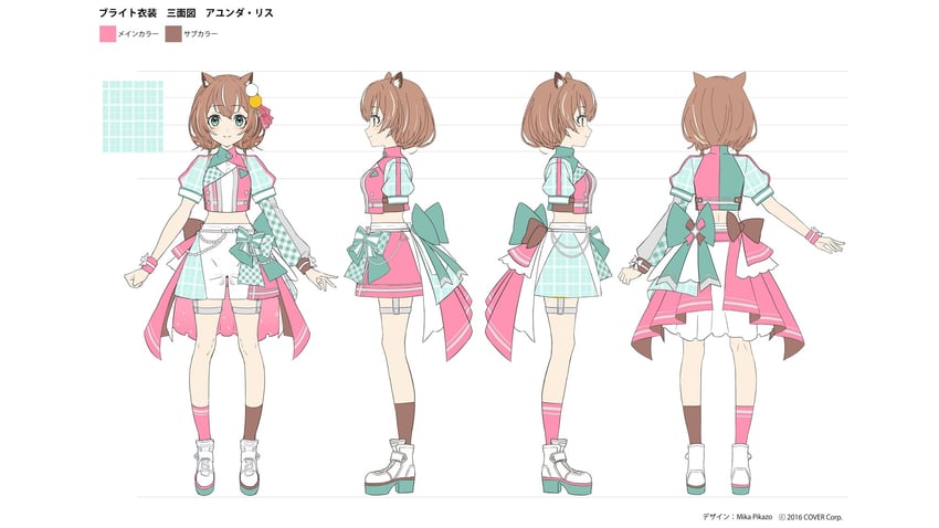 ayunda risu (hololive and 1 more) drawn by mika_pikazo