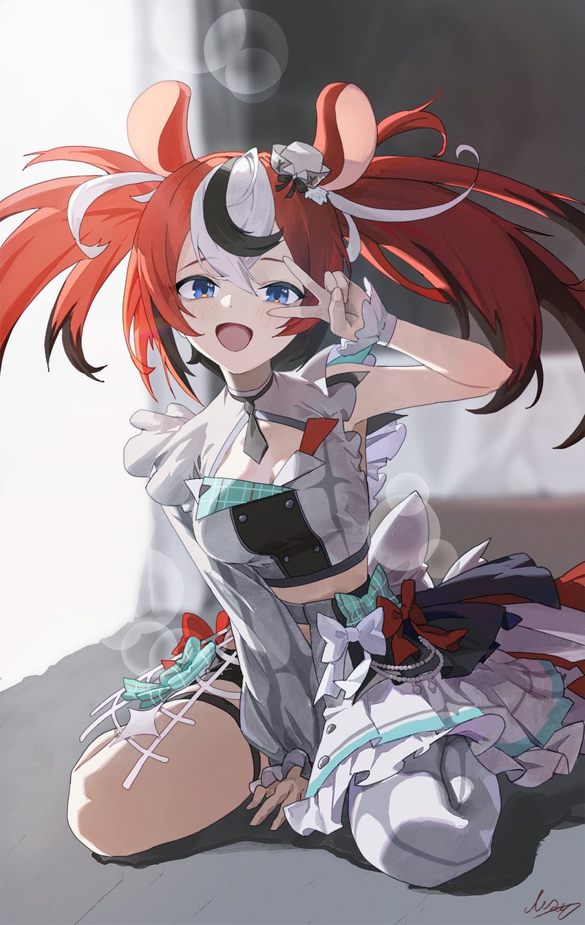 hakos baelz (hololive and 1 more) drawn by m.q_(mqkyrie)
