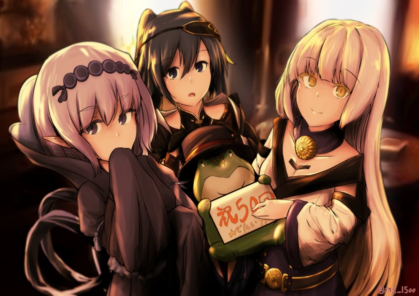 kogarasumaru, kiku ichimonji norimune, and monohoshizao (tenka hyakken) drawn by aoi_mokuren