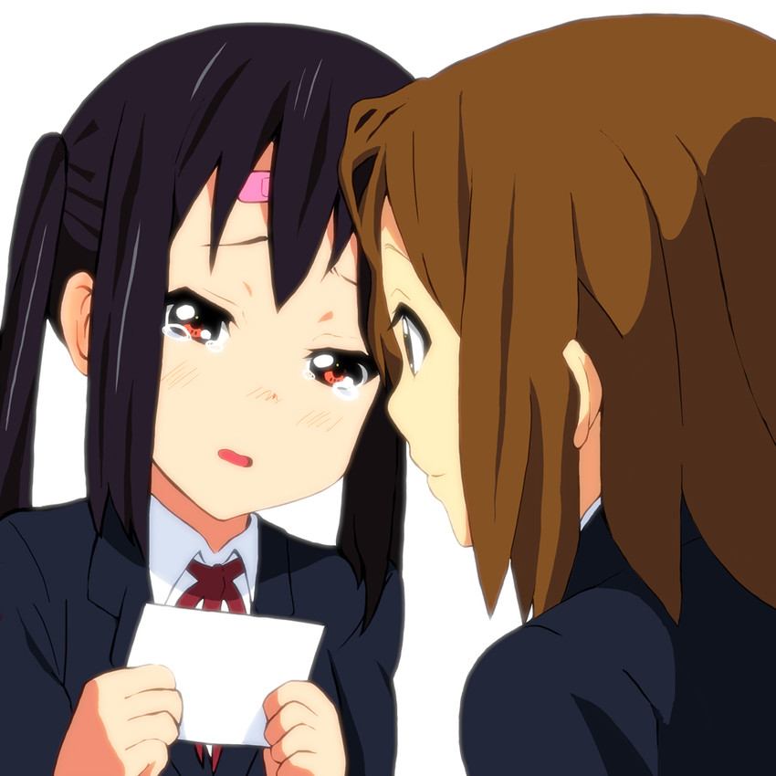nakano azusa and hirasawa yui (k-on!) drawn by kaiman