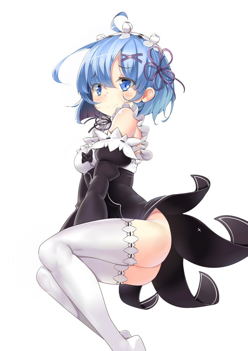 rem (re:zero kara hajimeru isekai seikatsu) drawn by ootsuki_momiji