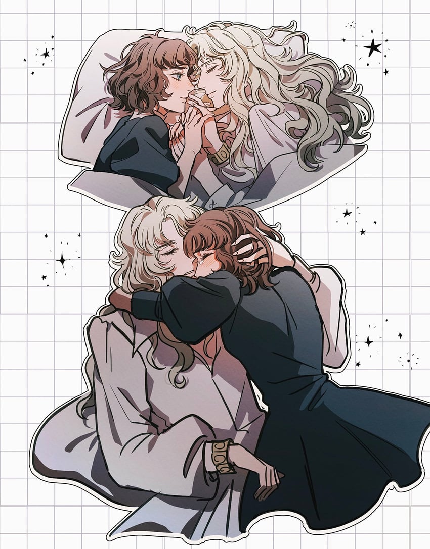 asaka rei and misonoo nanako (oniisama e...) drawn by seirorath