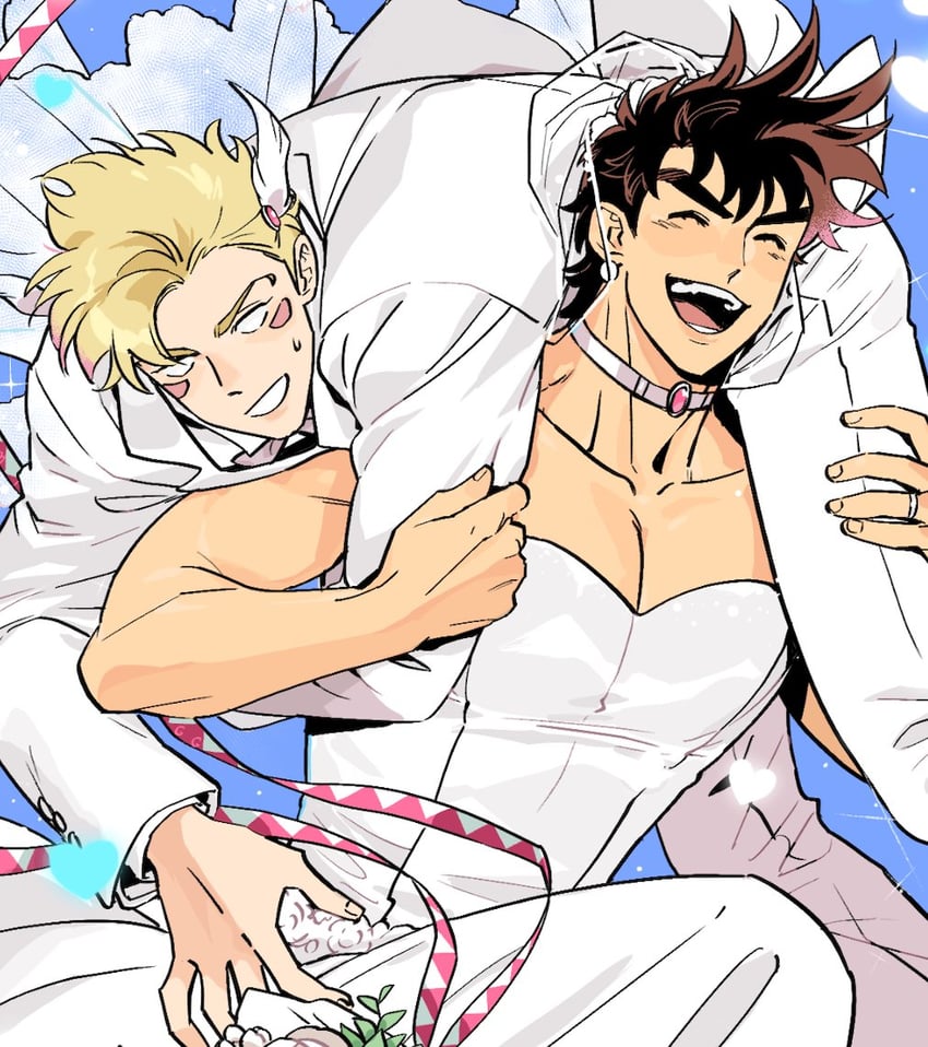 joseph joestar and caesar anthonio zeppeli (jojo no kimyou na bouken and 1 more) drawn by hakmonss