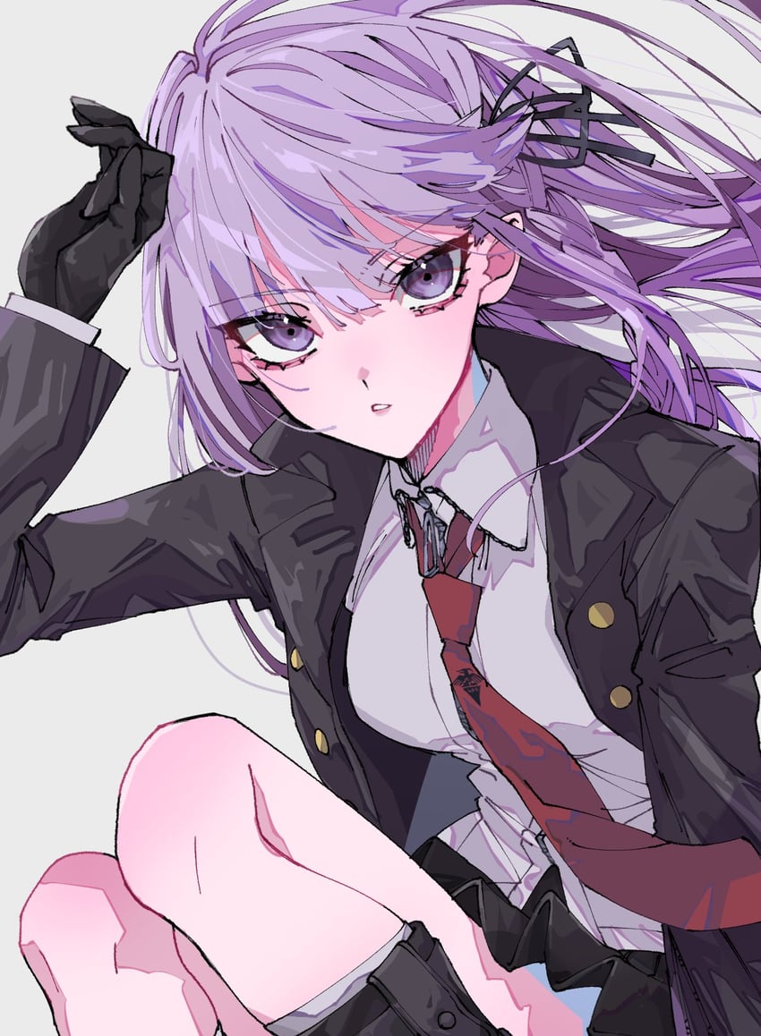 kirigiri kyoko (danganronpa and 1 more) drawn by ru-pe_(gstm_0915)
