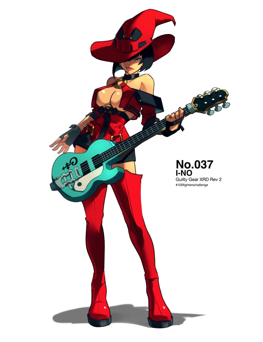 i-no (guilty gear and 1 more) drawn by deyouron