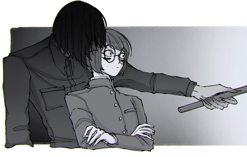 luther von ivory, dream luther, and axe luther (randal's friends) drawn by hachinoji_(8_oo87)