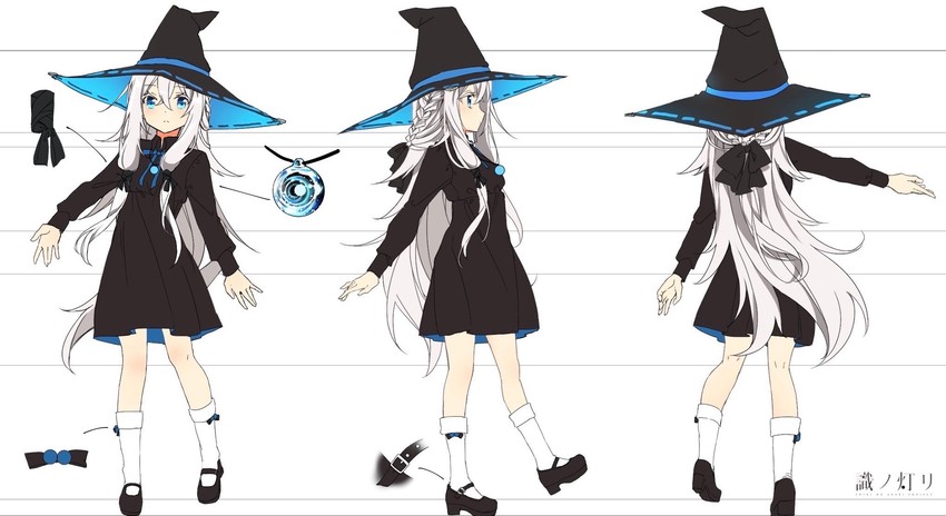 tomoshibi no majo (shiki no akari) drawn by mito_w