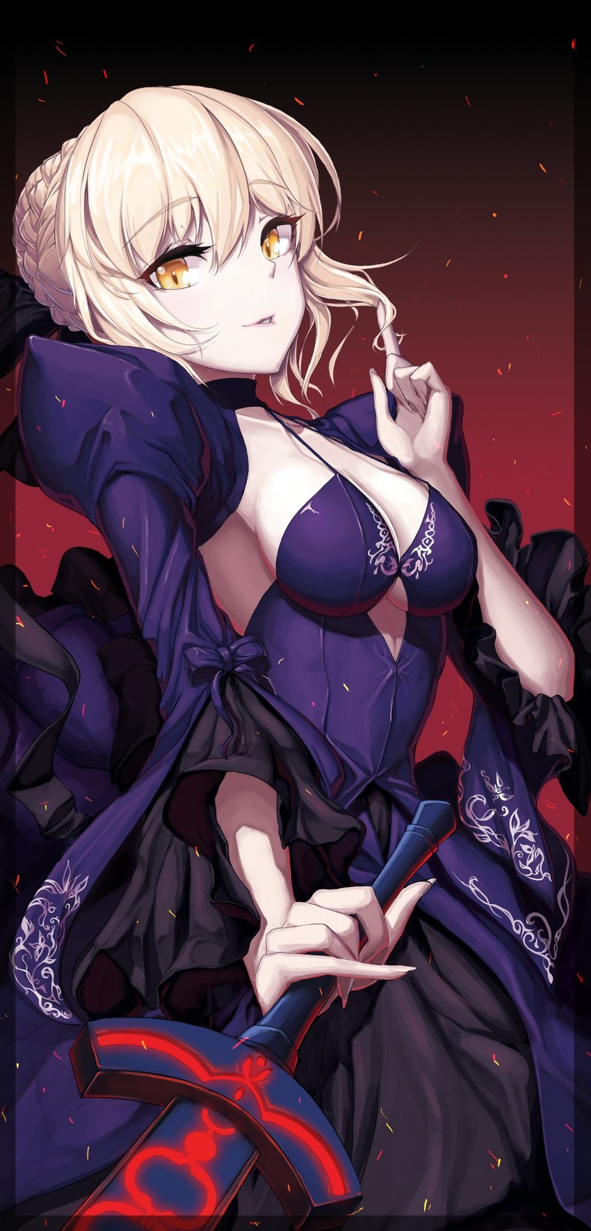 artoria pendragon and saber alter (fate and 1 more) drawn by emil_(dnjsrl63)