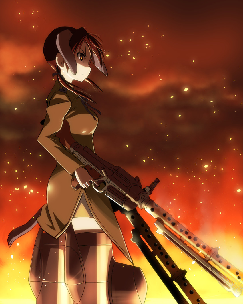 gertrud barkhorn (world witches series and 1 more) drawn by kaneko_(novram58)