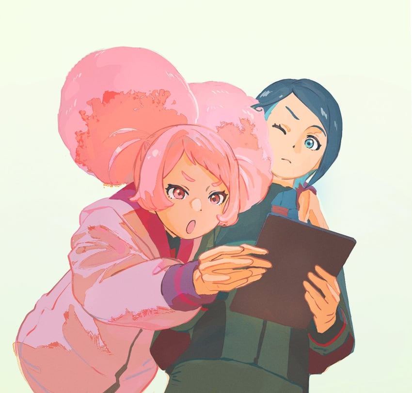 chuatury panlunch and nika nanaura (gundam and 1 more) drawn by negitoro_umaai