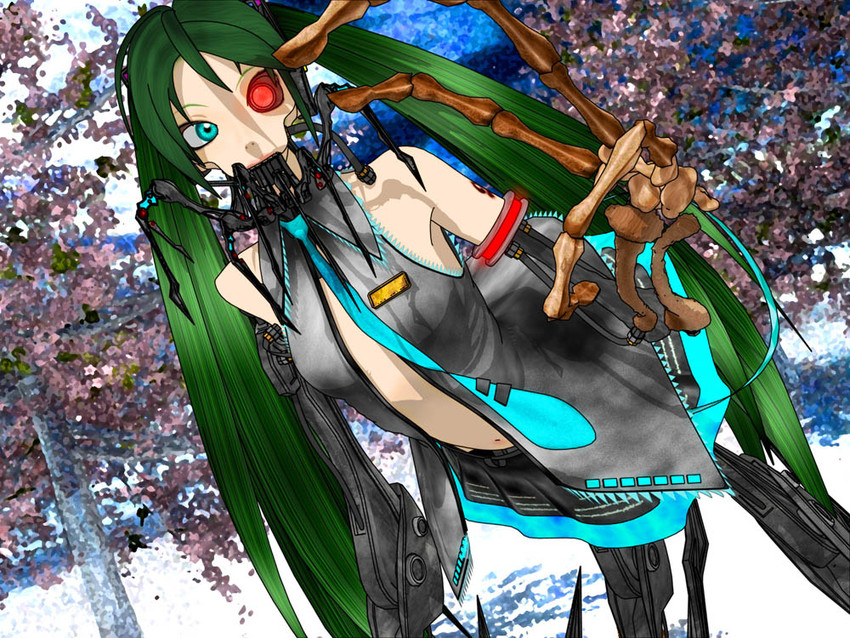 hatsune miku and calne ca (original and 2 more) drawn by deino_(deino3330)