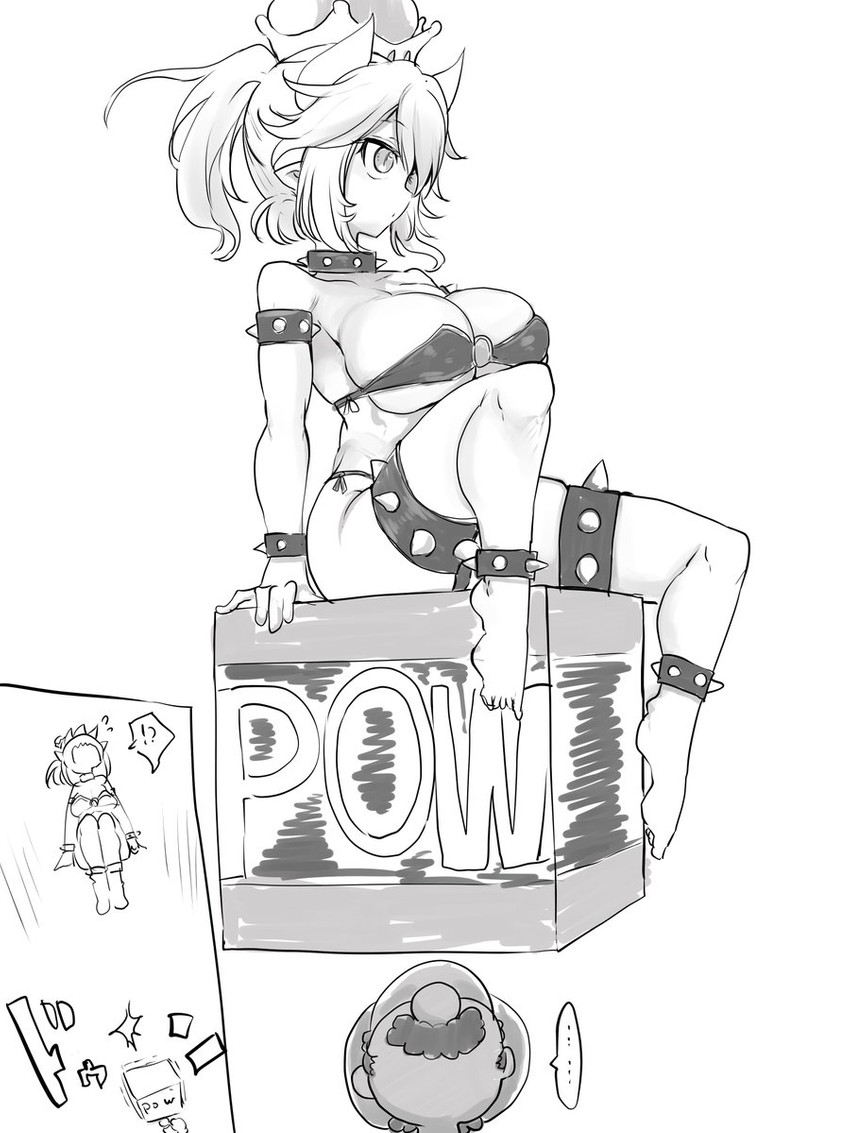 mario and bowsette (mario and 1 more) drawn by cool-kyou_shinja