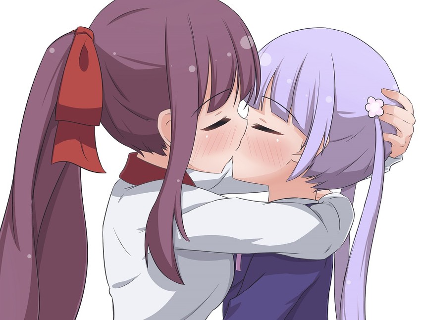 suzukaze aoba and takimoto hifumi (new game!) drawn by miruzawa_akechi