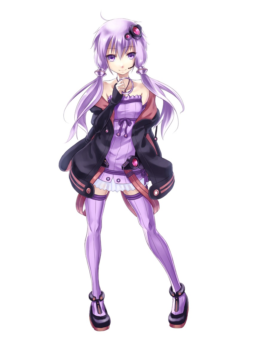 yuzuki yukari (vocaloid and 1 more) drawn by nakasaki_hydra