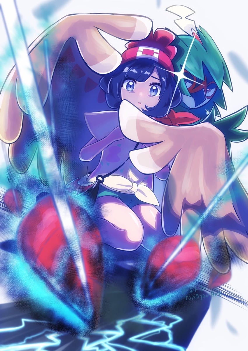 selene and decidueye (pokemon and 1 more) drawn by sheyona