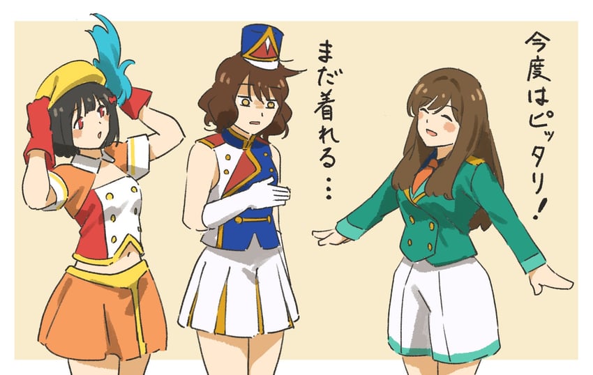 oumae kumiko, hisaishi kanade, and kuroe mayu (hibike! euphonium) drawn by fuyuhino