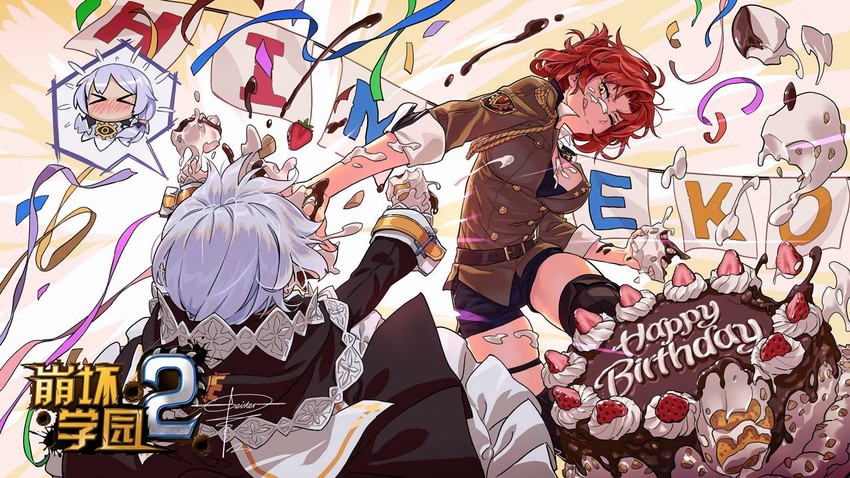 theresa apocalypse and murata himeko (honkai and 1 more)
