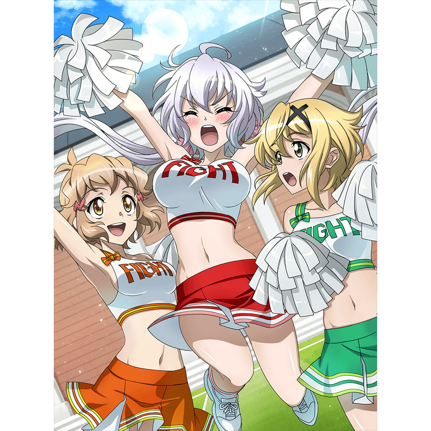 yukine chris, tachibana hibiki, and akatsuki kirika (senki zesshou symphogear and 1 more)