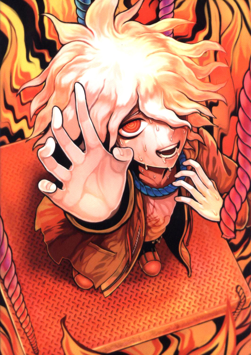 komaeda nagito (danganronpa and 1 more) drawn by orima