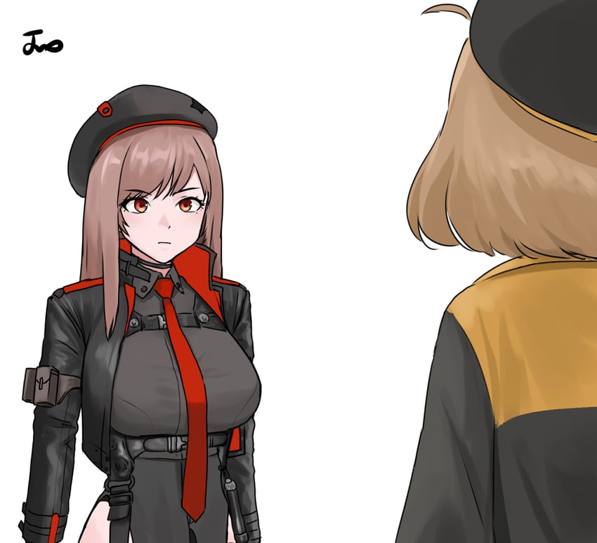 anis and rapi (goddess of victory: nikke) drawn by noorung