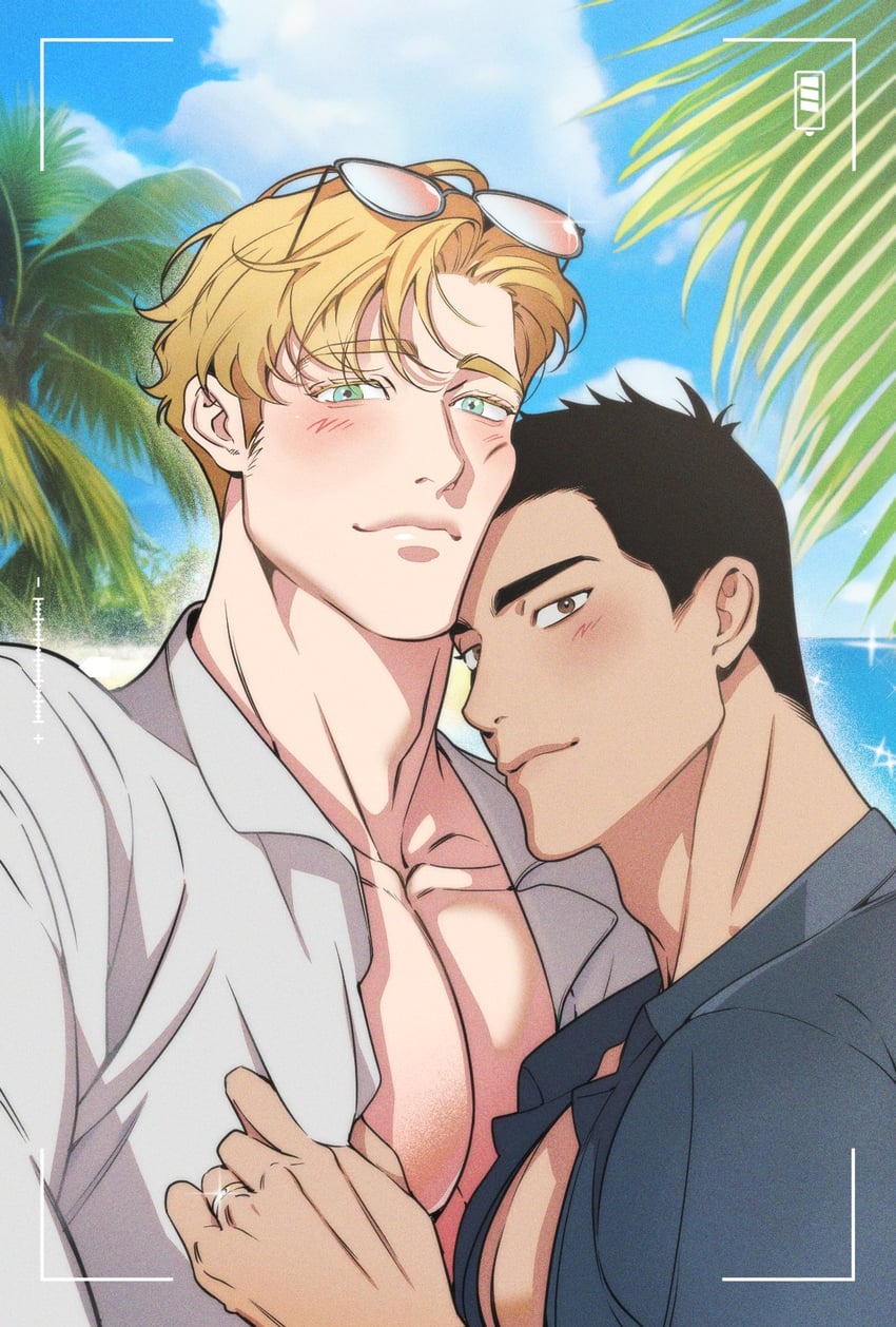 ao isami and lewis smith (yuuki bakuhatsu bang bravern) drawn by ekstmekajr