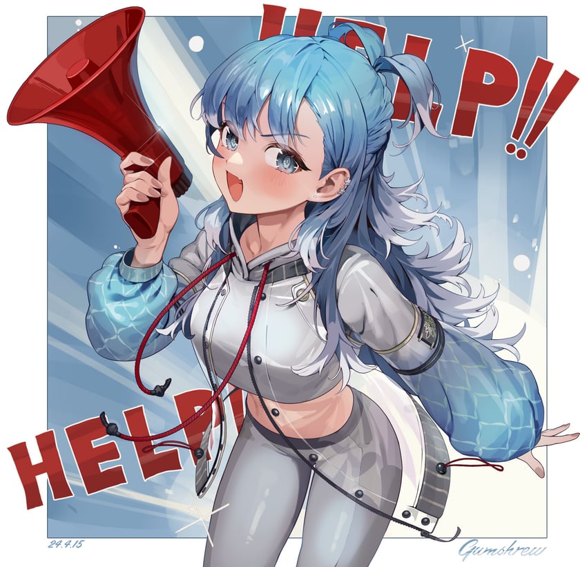 kobo kanaeru (hololive and 2 more) drawn by gum_shrew