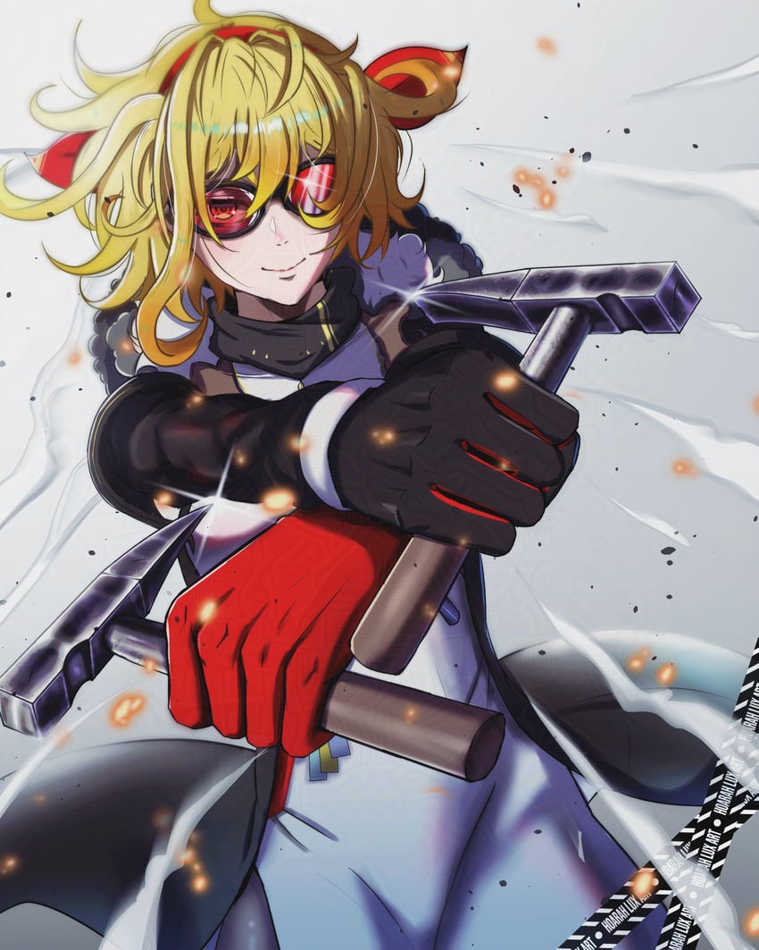 kaela kovalskia (hololive and 1 more) drawn by hoarah_lux