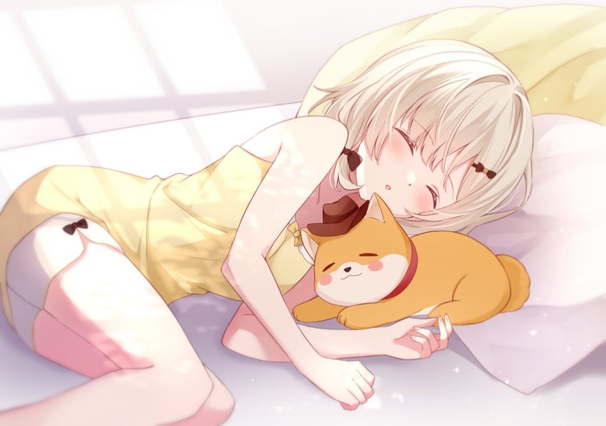 shee icho and pawtner (production kawaii) drawn by canary999
