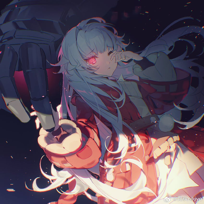 clara and svarog (honkai and 1 more) drawn by niqiusama