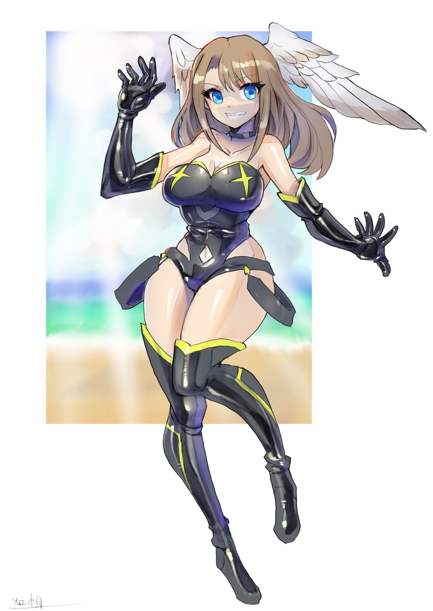eunie (xenoblade chronicles and 1 more) drawn by oomasa_teikoku